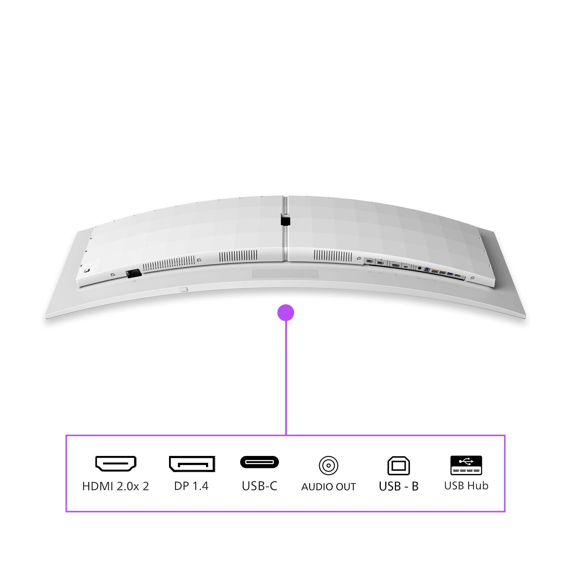 Monitor PHILIPS Evnia 8000 49M2C8900L/00 (48,9" - OLED - 144 Hz - Branco) — miniatura 5