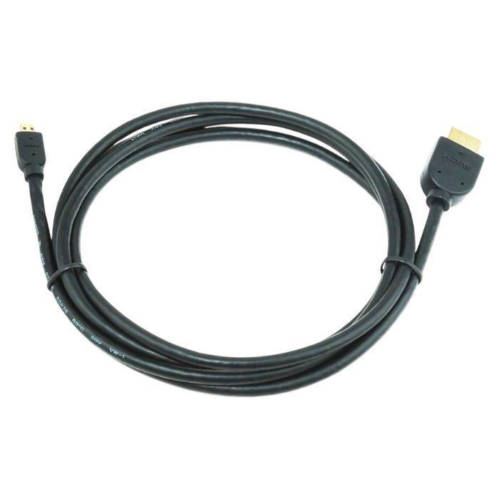 Cabo HDMI para Micro HDMI GEMBIRD CC-HDMID-6 (1.8m - HDMI Tipo D - HDMI Tipo A - Preto) — miniatura 3