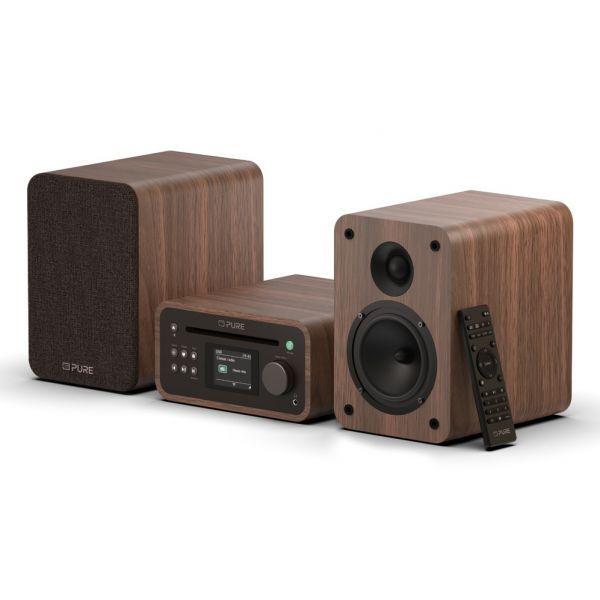 Micro-sistema Estéreo PURE ACOUSTICS Classic Stereo Mini (40 W - Castanho/Noz) — miniatura 3