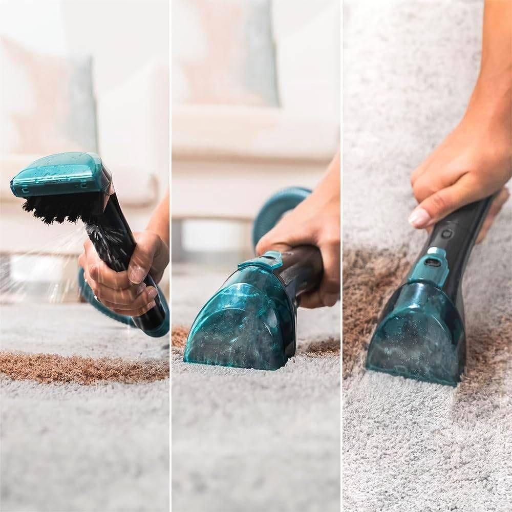 Aspirador de Estofos CECOTEC Conga Carpet&Spot Clean Liberty XL (30 min - 2,2 Ah - Sem saco - Preto e Azul), miniatura 2