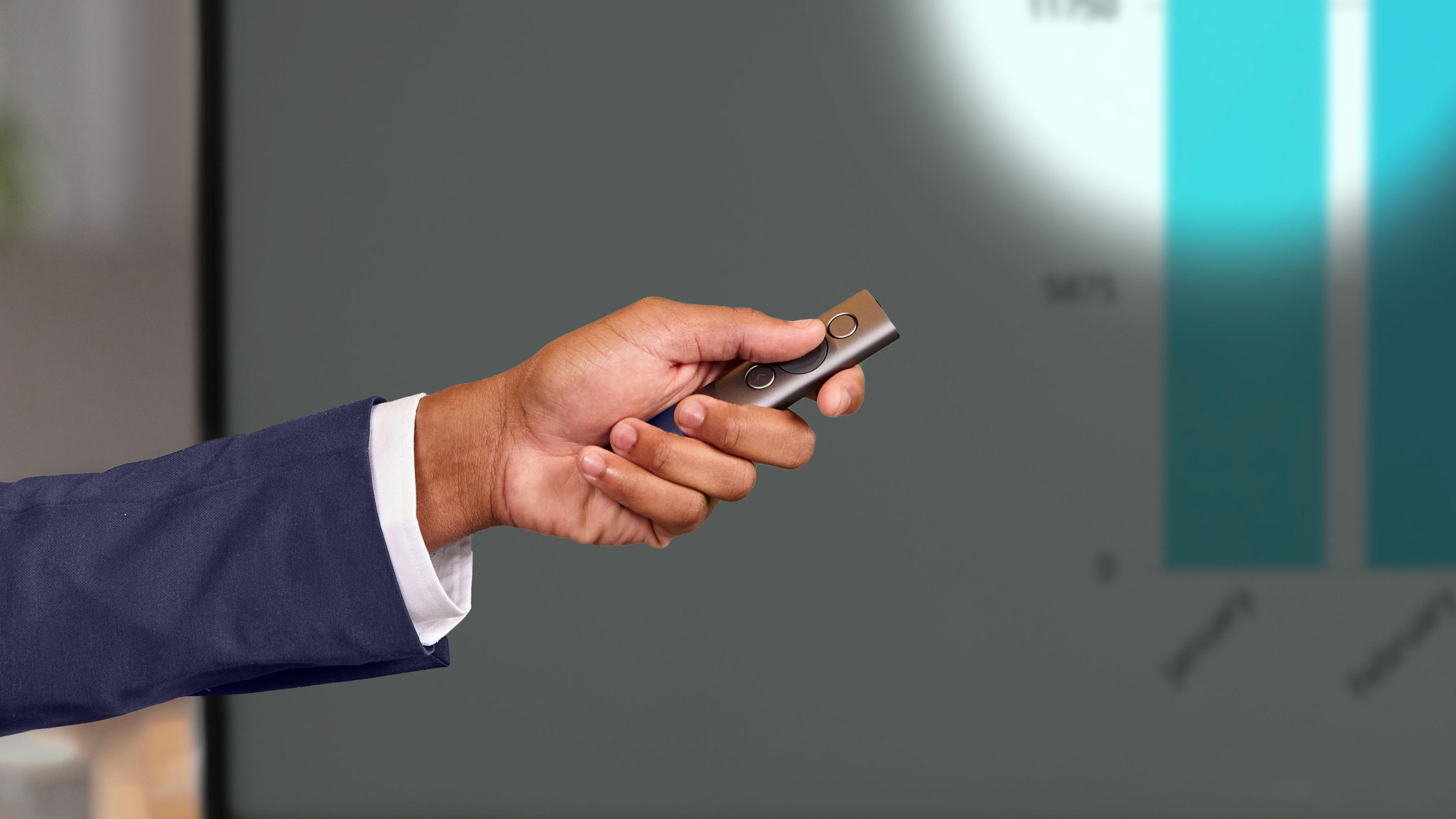 Apresentador LOGITECH Spotlight (3.2 Gen 2 - Bluetooth, USB - Cinzento) — miniatura 3