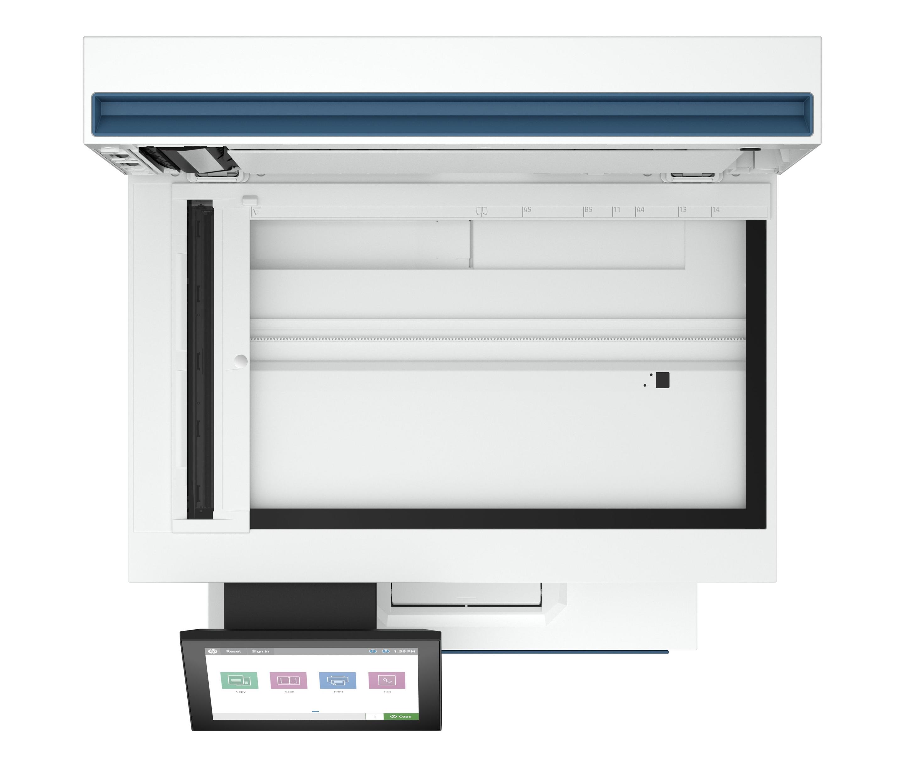 Impressora Multifunções HP LaserJet Enterprise MFP 5602dn (A4 - Impressão a preto e branco - 650 folhas - Azul e Branco) — miniatura 4