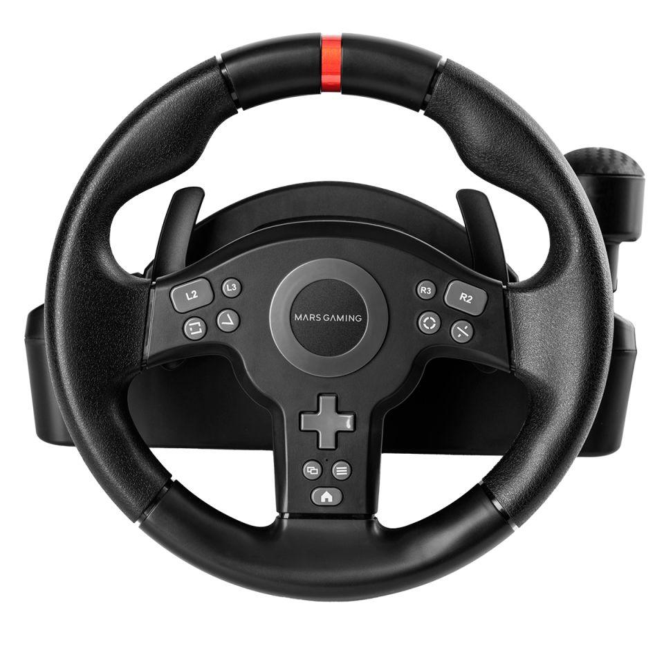 Volante e Pedais MARS GAMING MWH-RSXONE (Com fios - Preto), miniatura 3