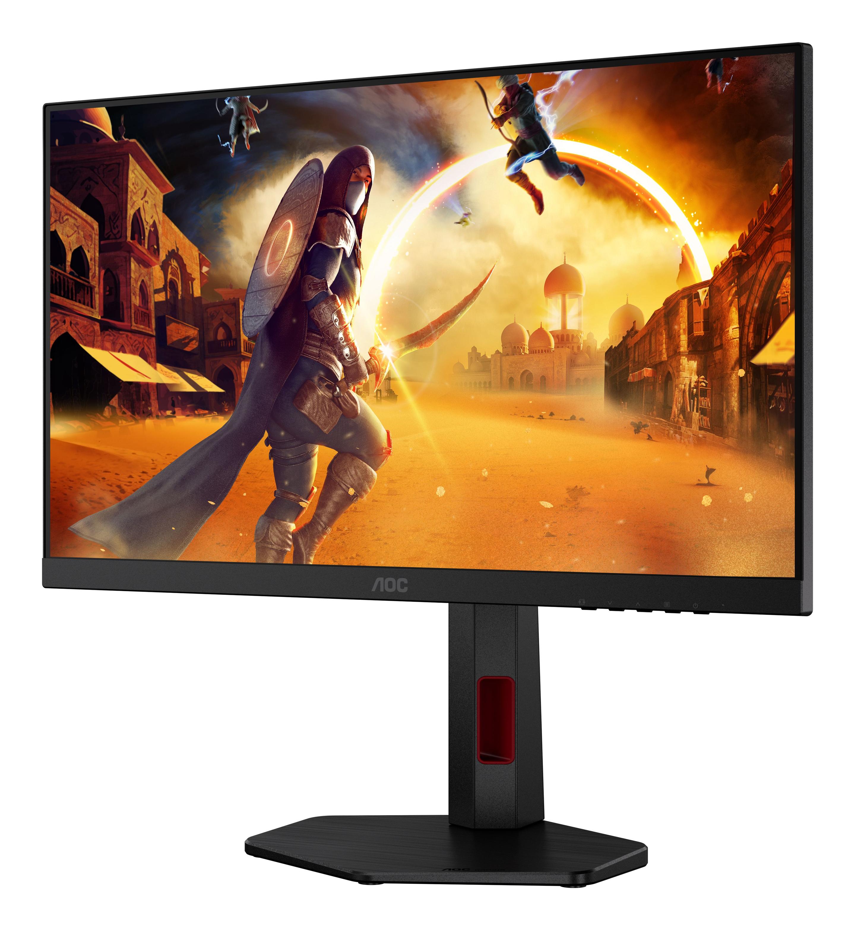 Monitor AOC 24G4ZR (23,8" - Fast IPS - 260 Hz - Preto/Vermelho) — miniatura 4