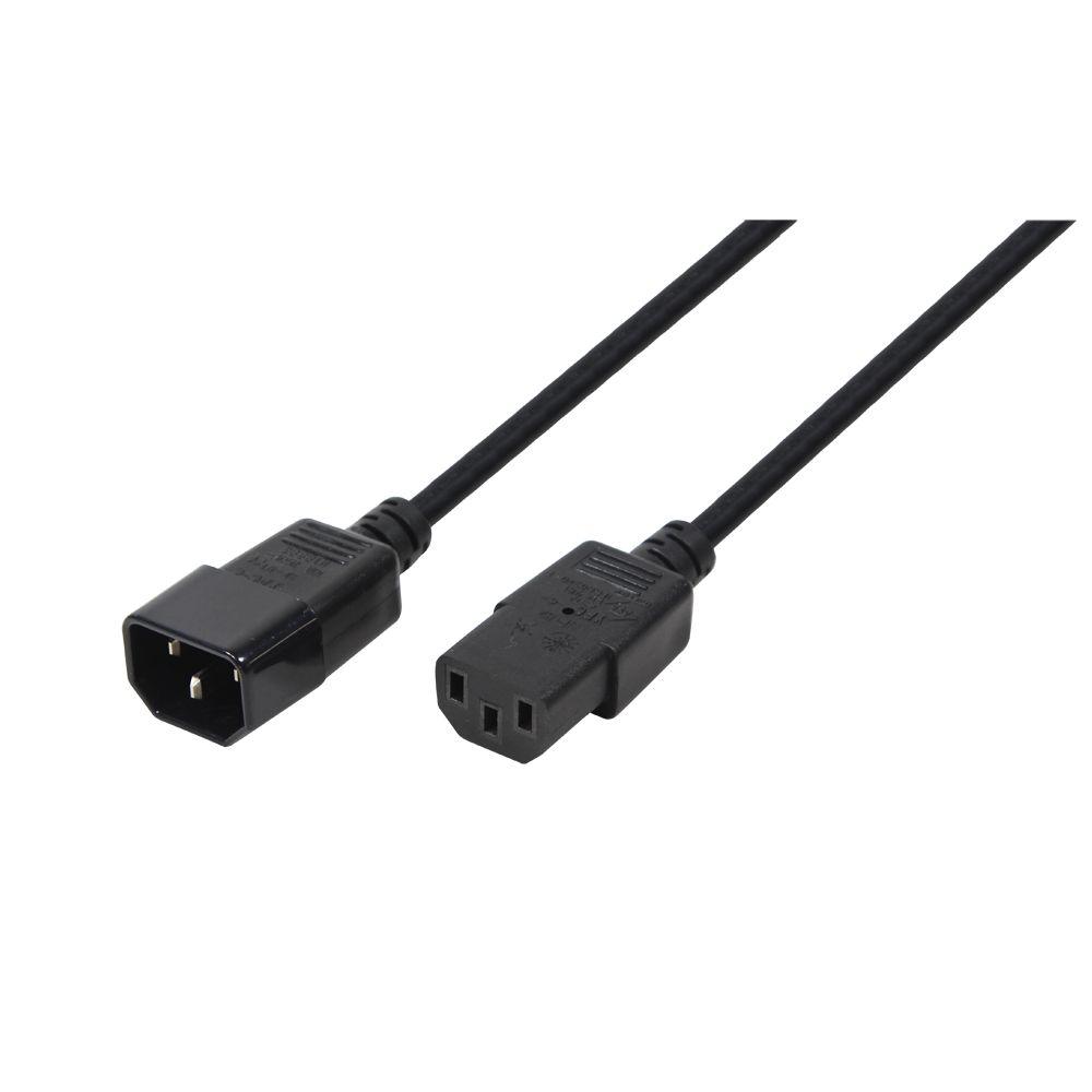 Cabo de Alimentação LOGILINK CP091 (1,8 m - Acoplador C14 - Acoplador C13 - Preto)