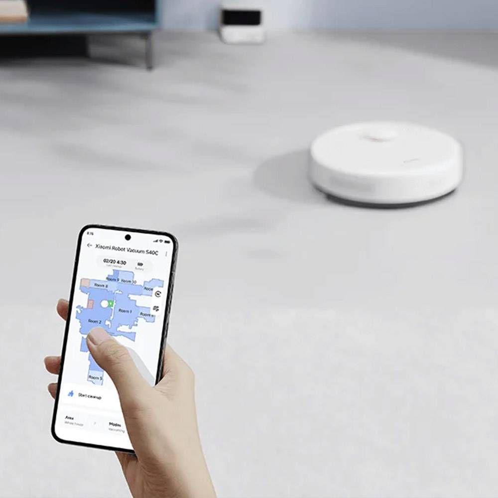 Robot Aspirador XIAOMI Vacuum S40C (5000 Pa - Laser Distance Sensor - 520 ml - Branco), miniatura 5