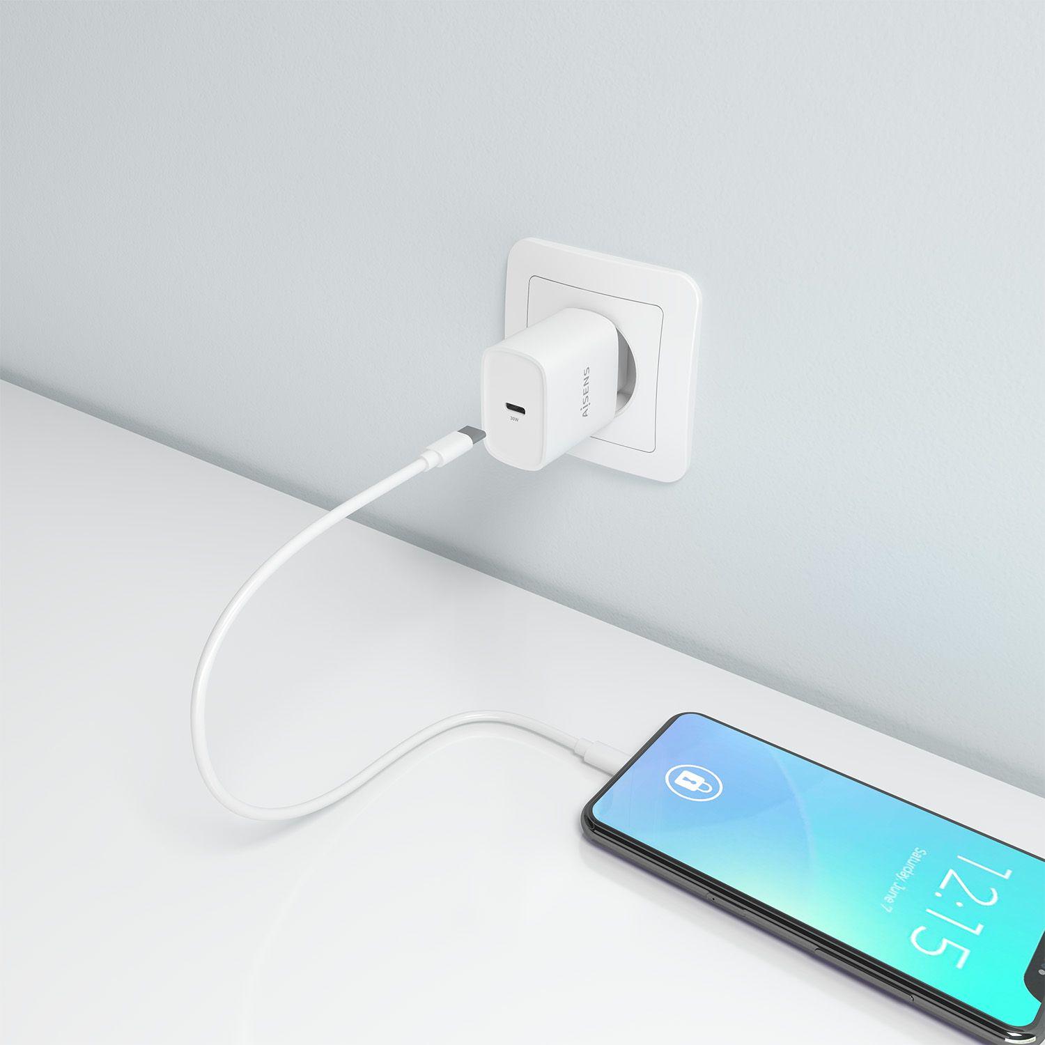 Carregador de Parede AISENS A110-0950 (30 W - Branco), miniatura 5