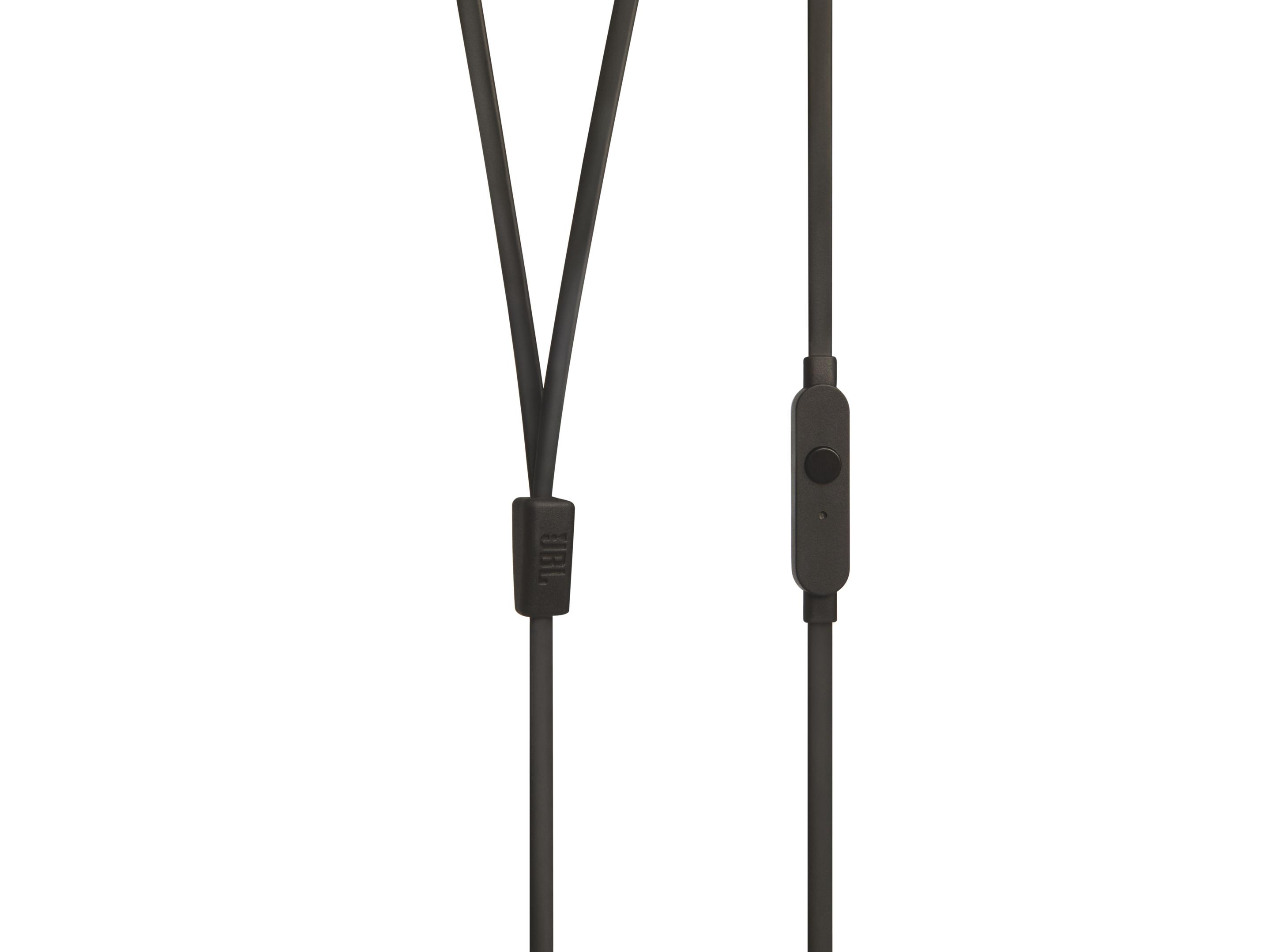 Auscultadores Intra-auriculares JBL T110 (Com fios - Preto), miniatura 4