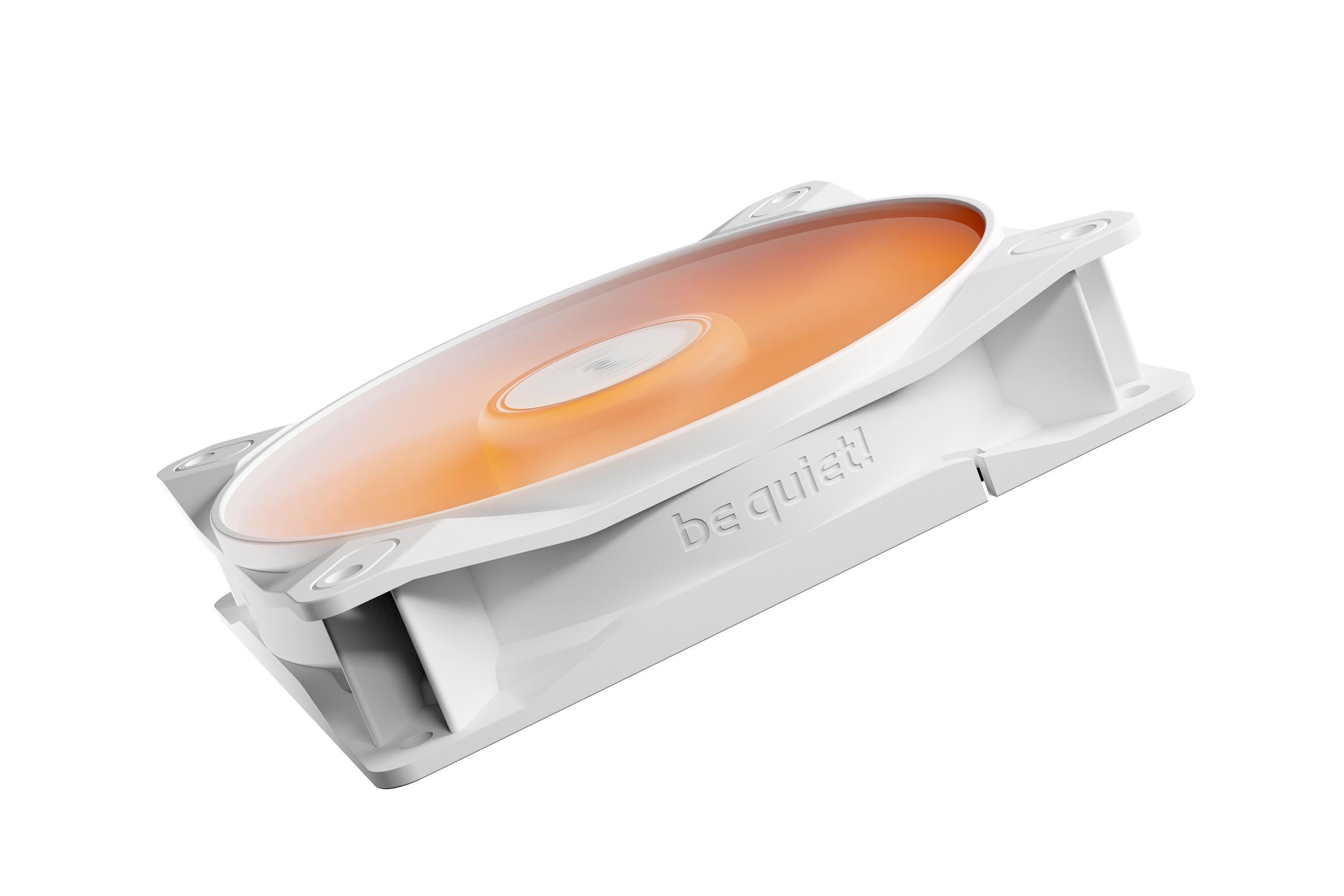 Conjunto de Ventoinhas para Caixa PC BE QUIET! Light Wings LX 120mm PWM (3,8 W - Branco), miniatura 3