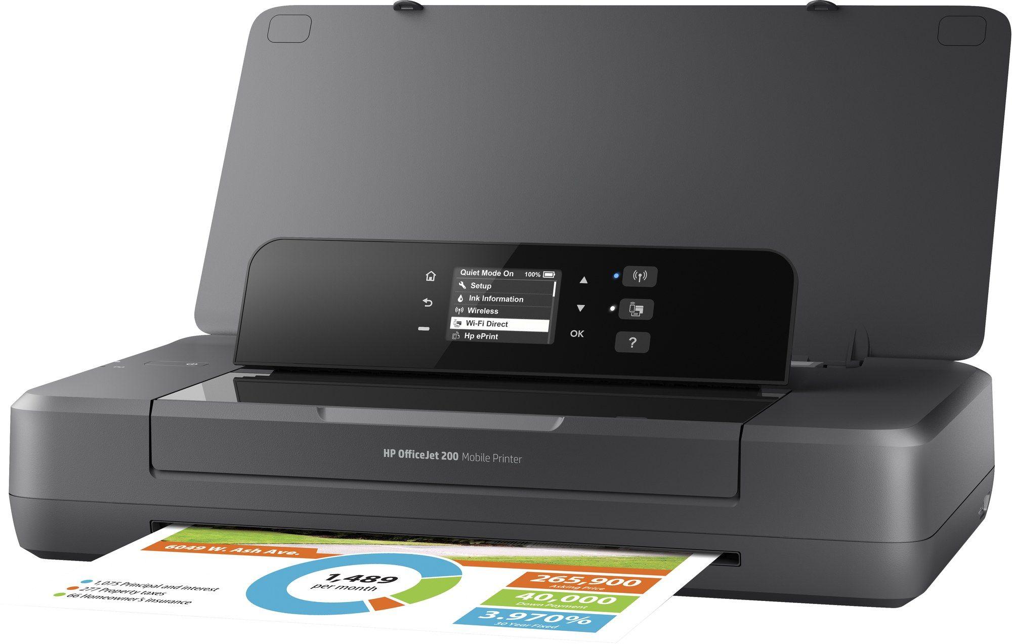 Impressora Portátil HP OfficeJet 200 (A4 - 50 folhas - Wi-Fi, Wi-Fi Direct - Impressão a cores), miniatura 4