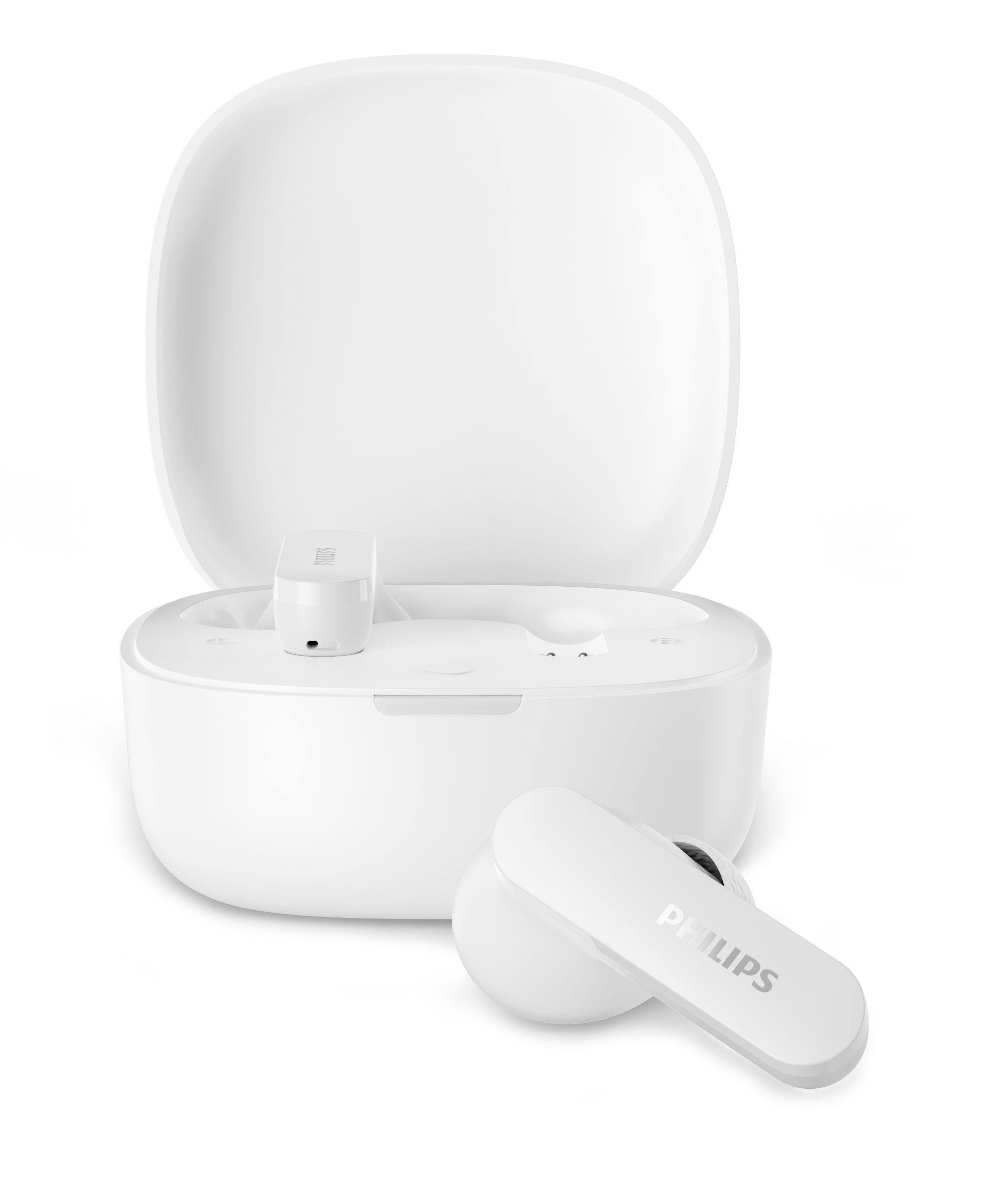 Auscultadores PHILIPS TAT2100WT/00 (Binaural - True Wireless Stereo - Intra-aural - Branco) — miniatura 2