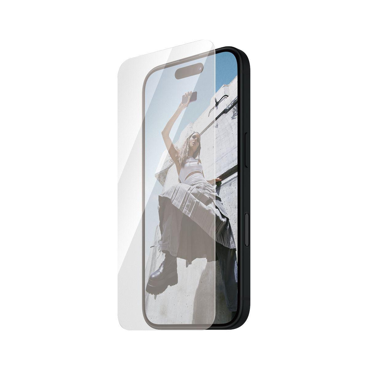 Película de Proteção de Ecrã PANZERGLASS SAFE. by PanzerGlass iPhone 16/15 Ultra-Wide Fit (Apple - Transparente)