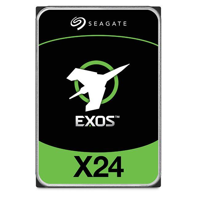 Disco Rígido Interno SEAGATE Exos X24 ST24000NM002H (24 TB - 3,5" - SATA)