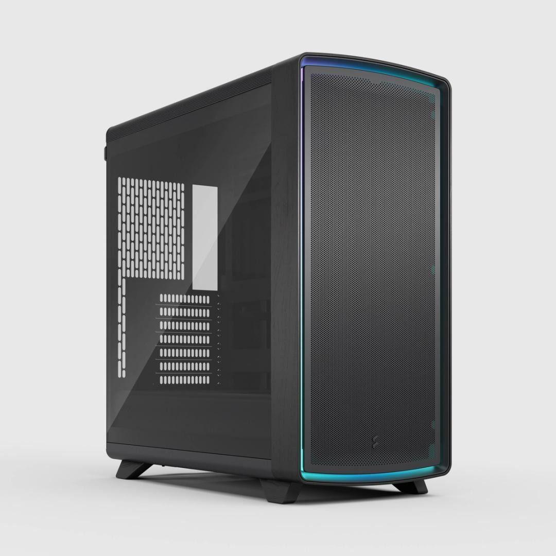 Caixa de Computador FRACTAL DESIGN Summit Ambience Blackout TG Light Tint (Midi Tower - 17,3 cm - 42,5 cm - Preto)