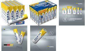 Pilhas Alcalinas VARTA Energy (AAA LR03 - 1,5 V - 24 unidades)