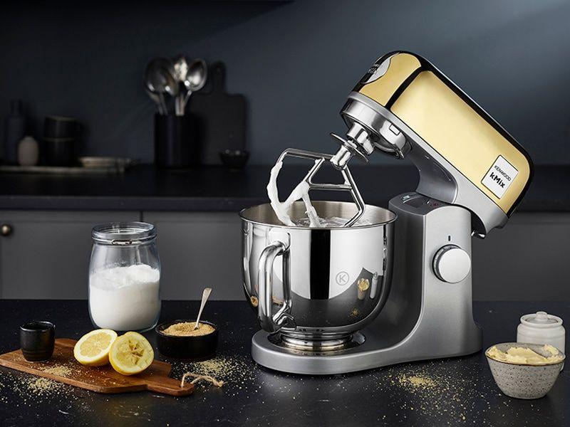 Batedeira Planetária KENWOOD KMX760YG (1000 W - 5 L - Altura 35,5 cm - Cinzento e Amarelo), miniatura 2