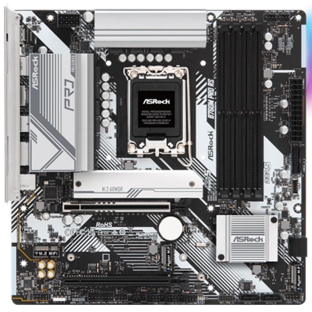 Motherboard ASROCK B760M Pro RS (LGA 1700 - Micro ATX - Duplo canal)