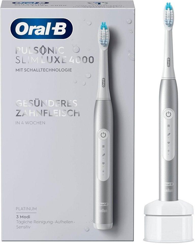 Escova de Dentes Elétrica BRAUN Oral-B Pulsonic Slim Luxe 4000 (Platina), miniatura 2