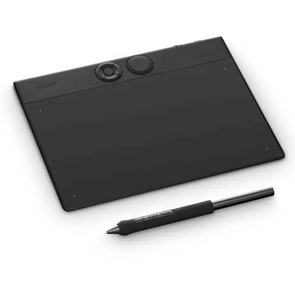Mesa Digitalizadora WACOM Intuos Pro Medium PTK670K0B (USB Tipo A para USB Tipo C - Windows e macOS - USB/Bluetooth - Preto) — miniatura 3
