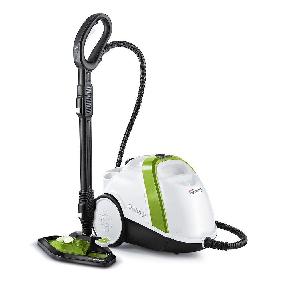 Máquina de Limpeza a Vapor POLTI Vaporetto Smart 110 Eco (Altura 29 cm - Preto, Verde e Branco)