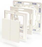 Adaptador para Interruptor de Parede SHELLY BLU Wall Switch 4 (Plástico - Branco)