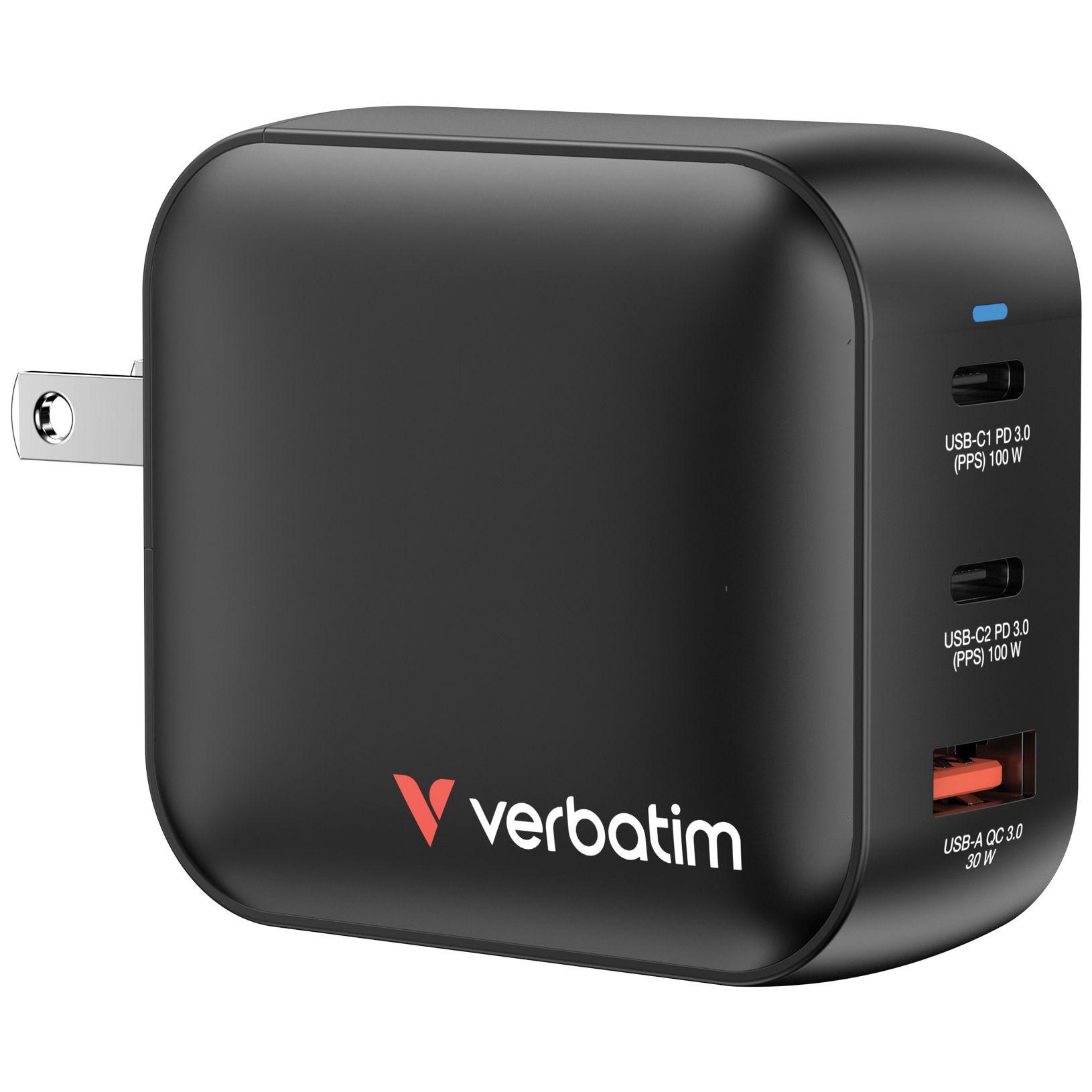 Carregador de Rede VERBATIM Mini GaN 32230 (Universal - AC - Preto), miniatura 2