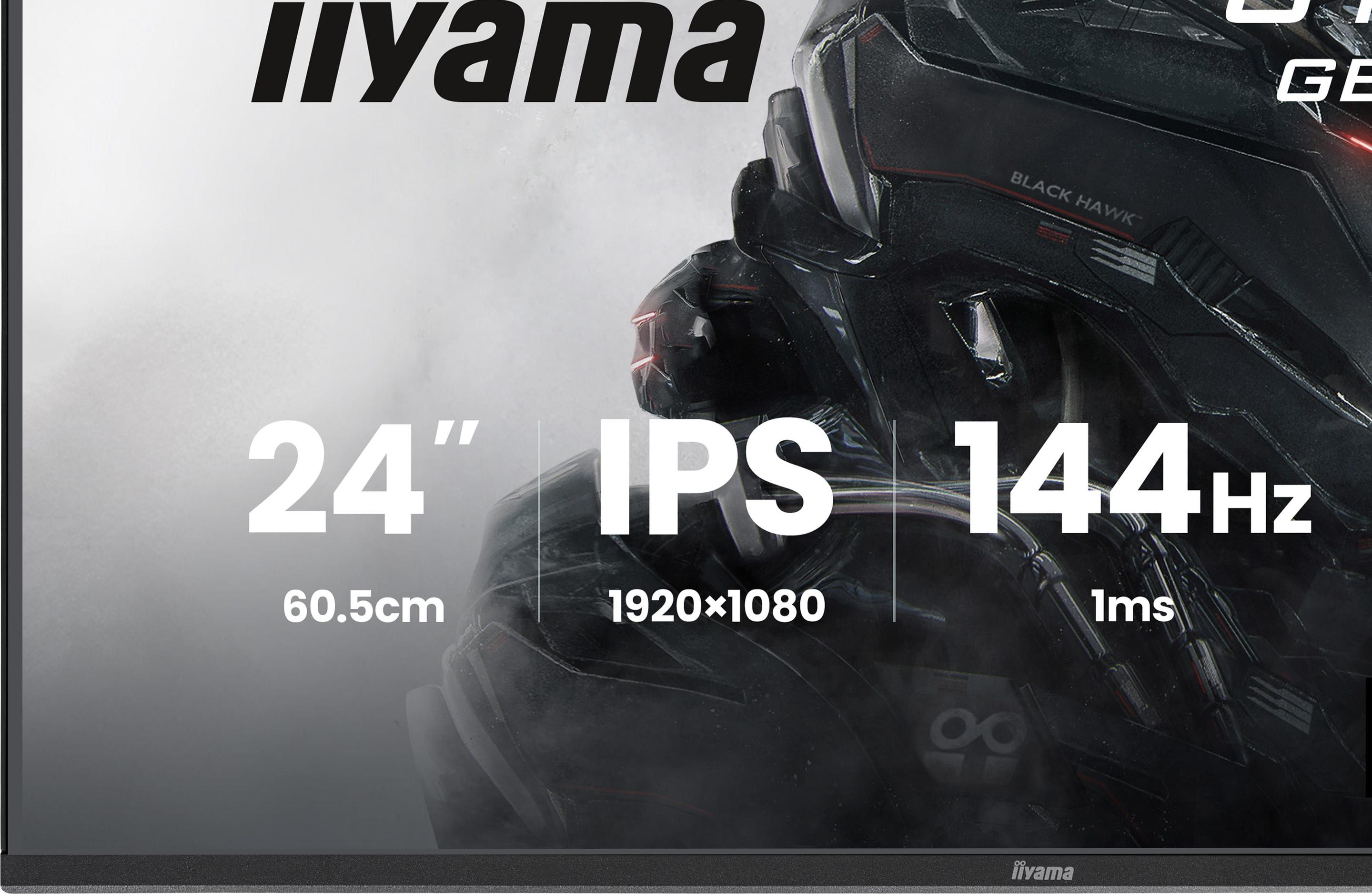 Monitor IIYAMA GB2441HSU-B1 (23,8" - IPS - 144 Hz - Preto) — miniatura 7
