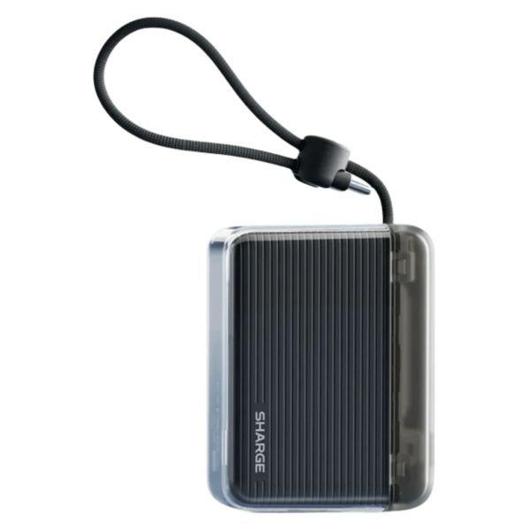 Bateria Externa SHARGE Flow Go (Cabo integrado - Preto) — miniatura 2