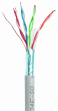 Cabo de Rede GEMBIRD FPC-5004E-SOL/100 (100 m - Cat5e - Cinzento)