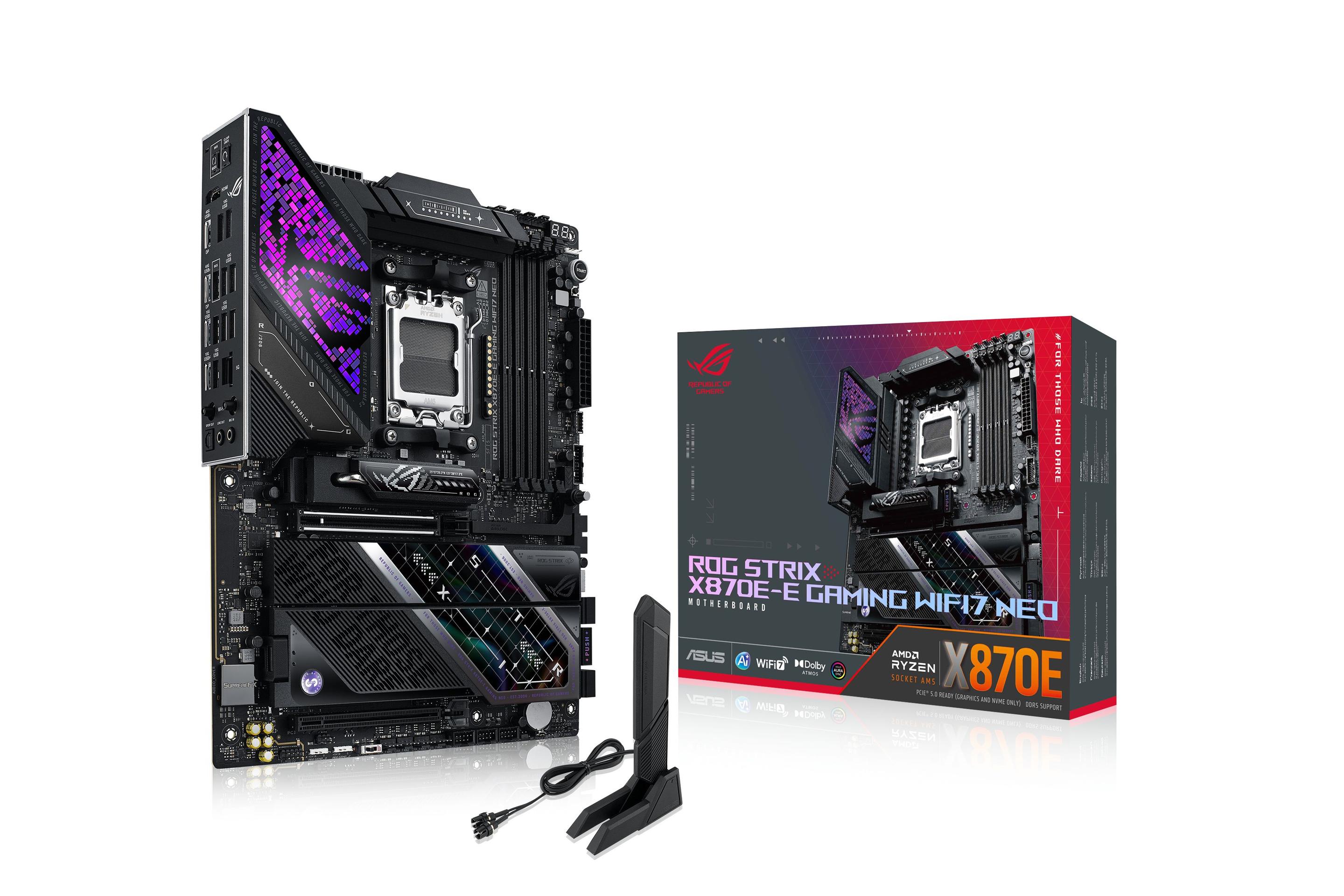 Motherboard ASUS ROG STRIX X870E-E GAMING WIFI7 NEO (AM5 - ATX - Duplo canal - Preto), miniatura 14