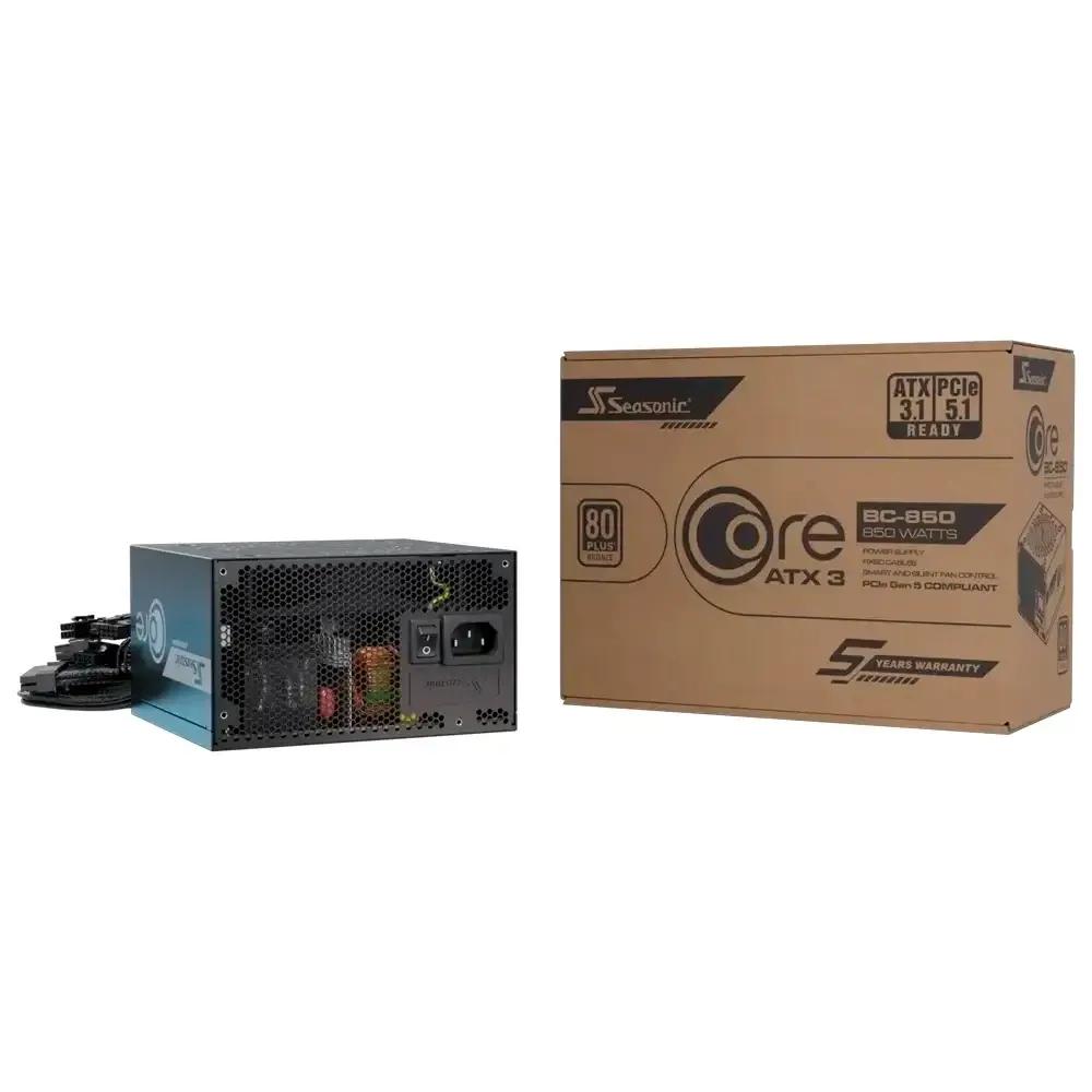 Fonte de Alimentação SEASONIC Core BC-850W (ATX - 850 W - 80 PLUS Bronze - Preto), miniatura 5