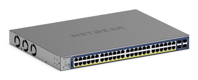 Switch Gerido NETGEAR GS752TXP-300EUS (10G Ethernet - 16 MB - L2/L3/L4 - Preto)