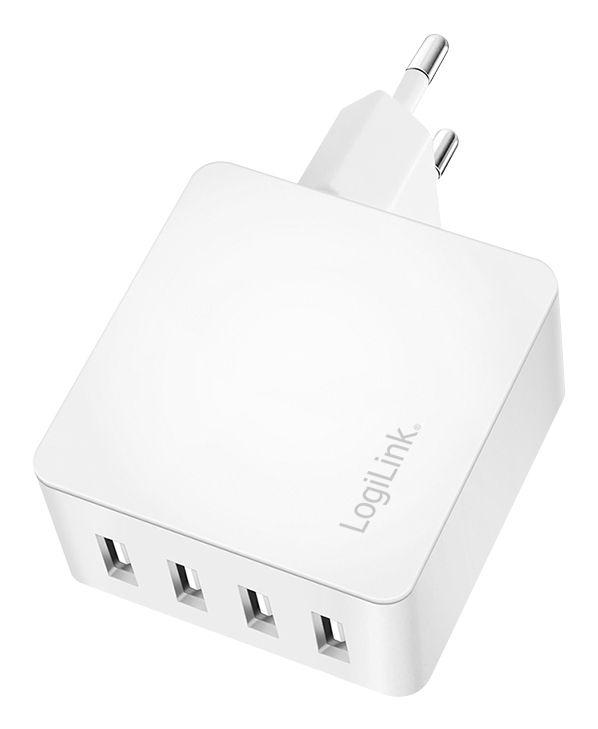 Carregador USB de Parede LOGILINK PA0336W (24 W - Branco), miniatura 2