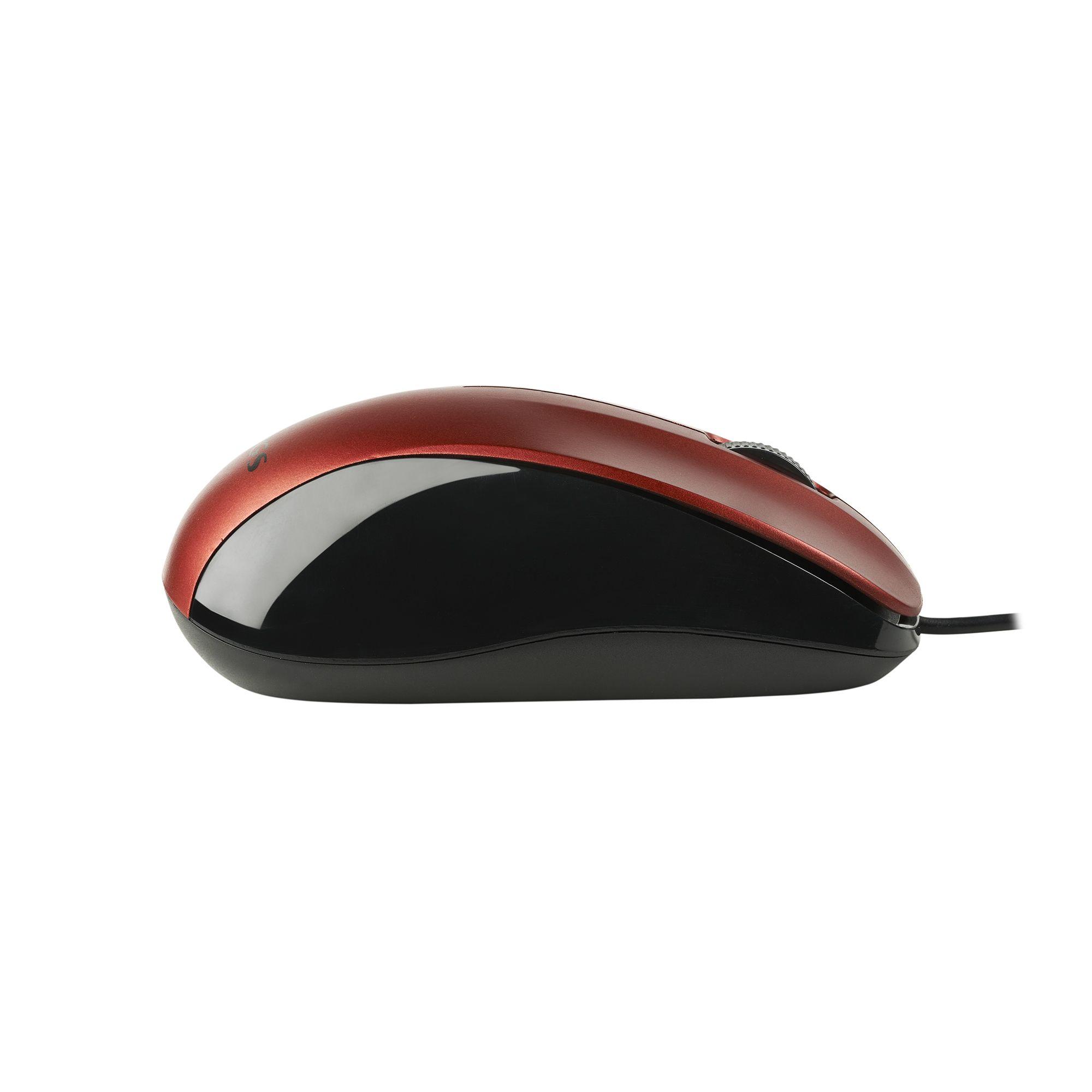 Rato NGS Crew (Ambidestro - 1200 DPI - Ótico - Vermelho) — miniatura 5