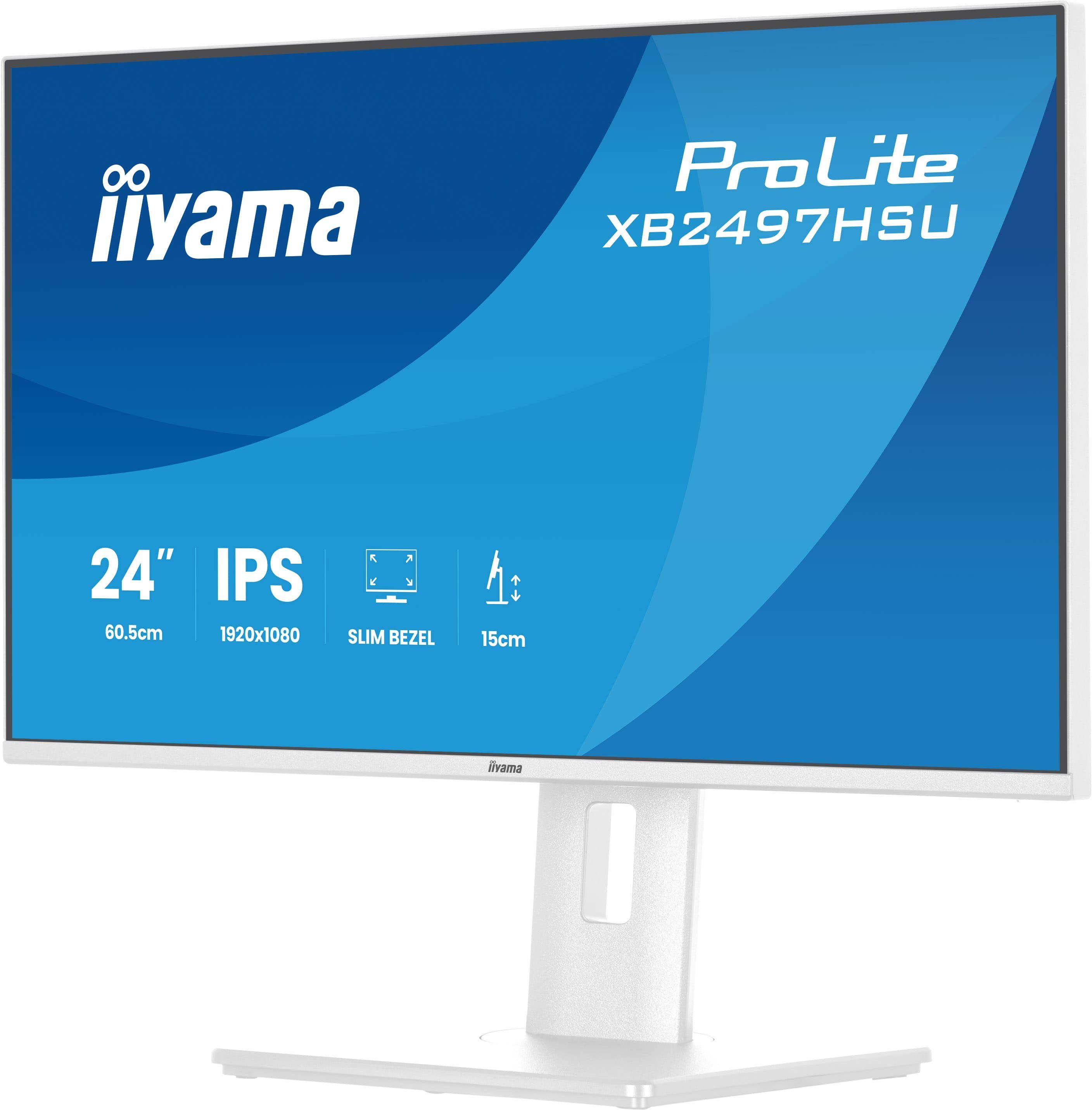 Monitor IIYAMA ProLite XB2497HSU-W1 (23,8" - IPS - 120 Hz - Branco) — miniatura 3