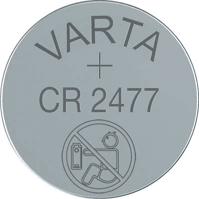 Pilha de Lítio VARTA CR2477 (Prateado)