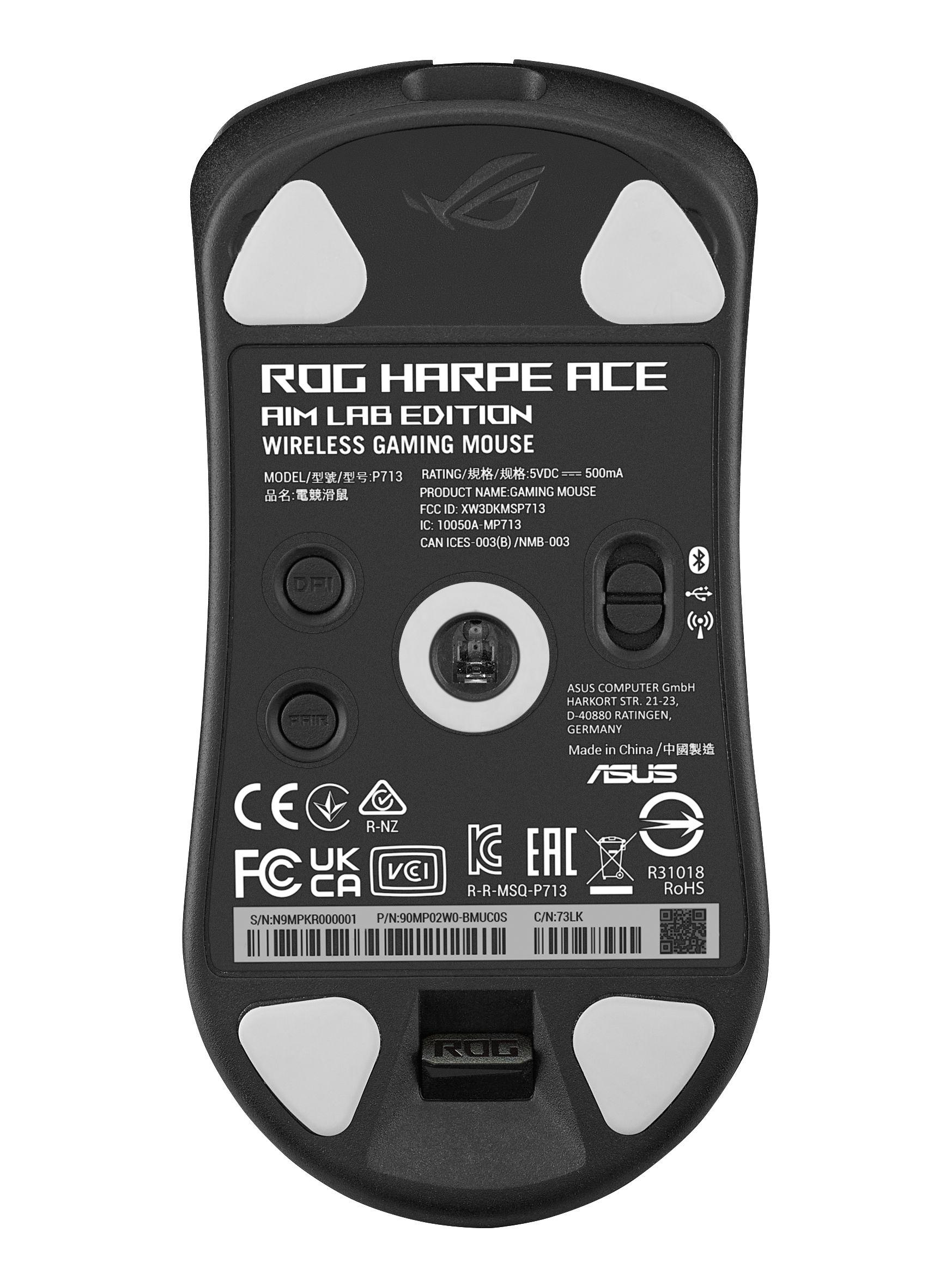 Rato ASUS ROG Harpe Ace Aim Lab Edition (Ambidestro - 36000 DPI - Ótico - Preto) — miniatura 2