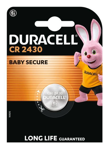 Pilha de Botão DURACELL CR2430 (Lítio 3 V - 1 Unidade)