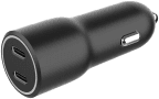 Carregador de Isqueiro GEMBIRD TA-UC-C2PD40-CAR-01 (40 W - Até 20 W - Preto)