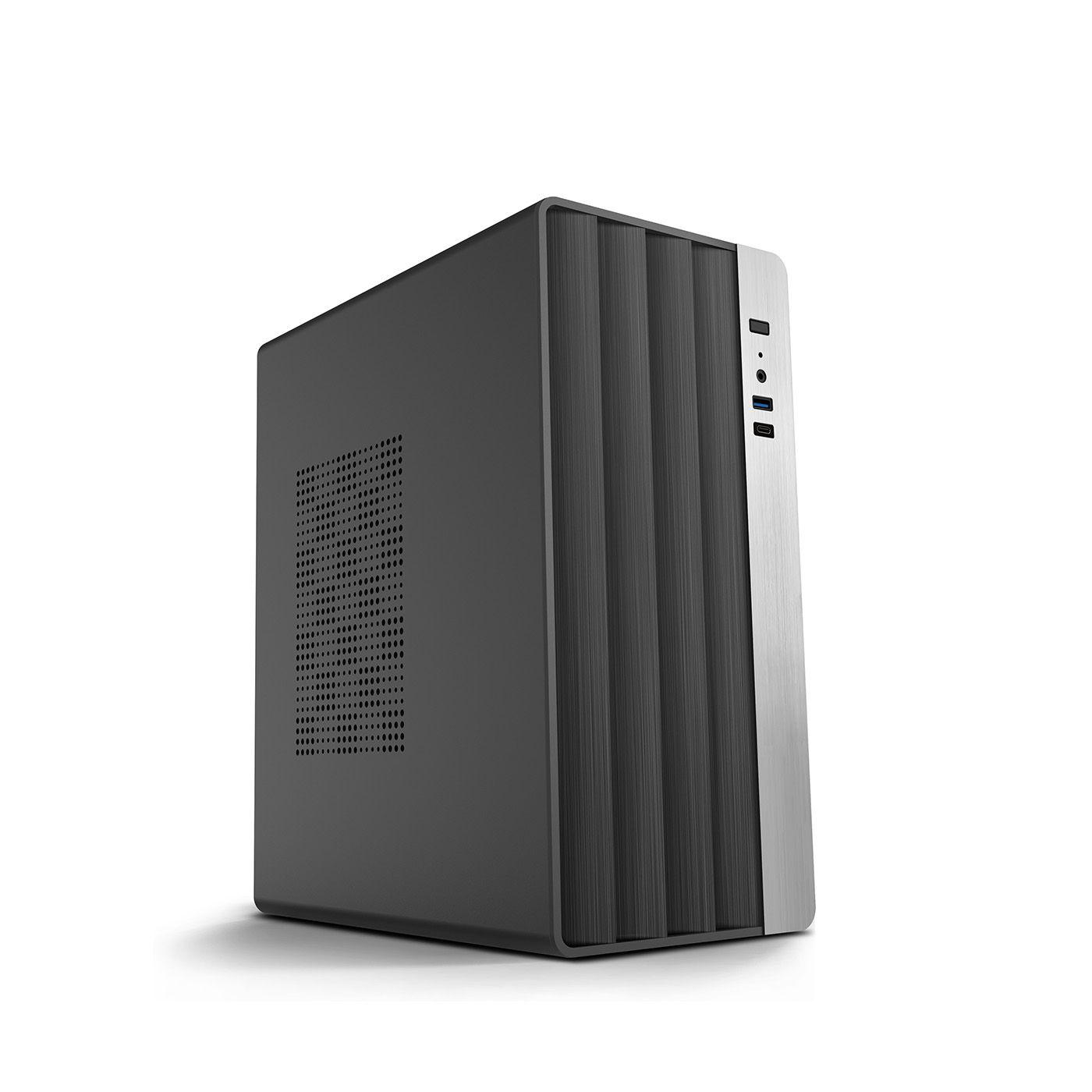Caixa de Computador COOLBOX M870 (ITX, Micro ATX - 500 W - Midi Tower - Preto)
