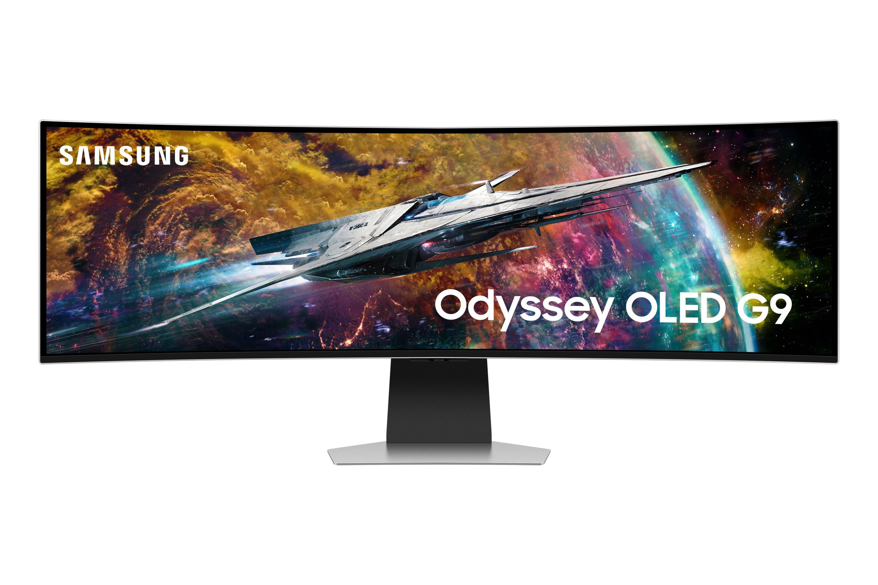 Monitor SAMSUNG Odyssey G9 G95SC LS49CG950SUXEN (49" - OLED - 240 Hz - Prateado)