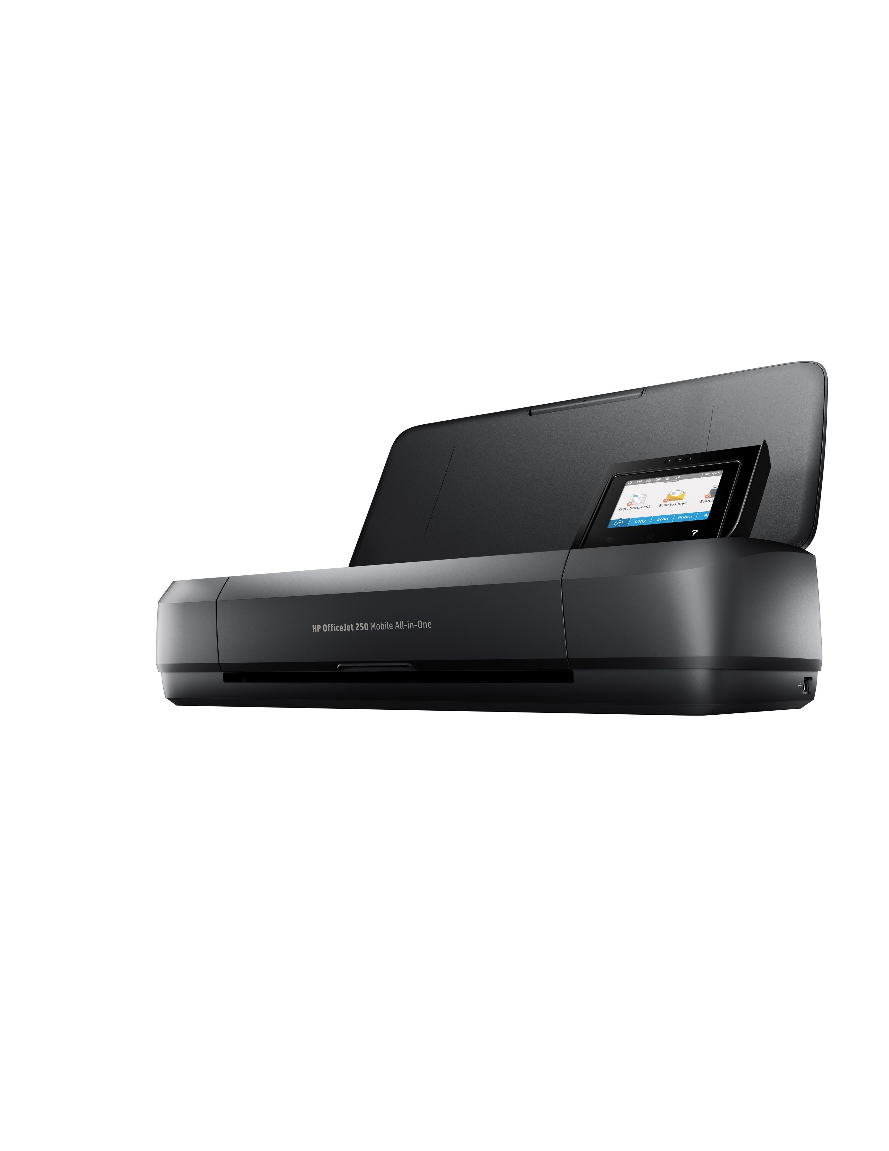 Impressora Multifunções Portátil HP OfficeJet 250 Mobile AiO (A2 - Impressão a cores - 50 folhas - Preto), miniatura 6
