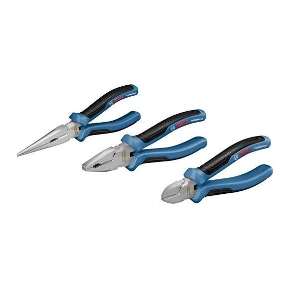 Conjunto de Alicates BOSCH Professional 1600A016BG (Crómio-vanádio - Azul e Preto)