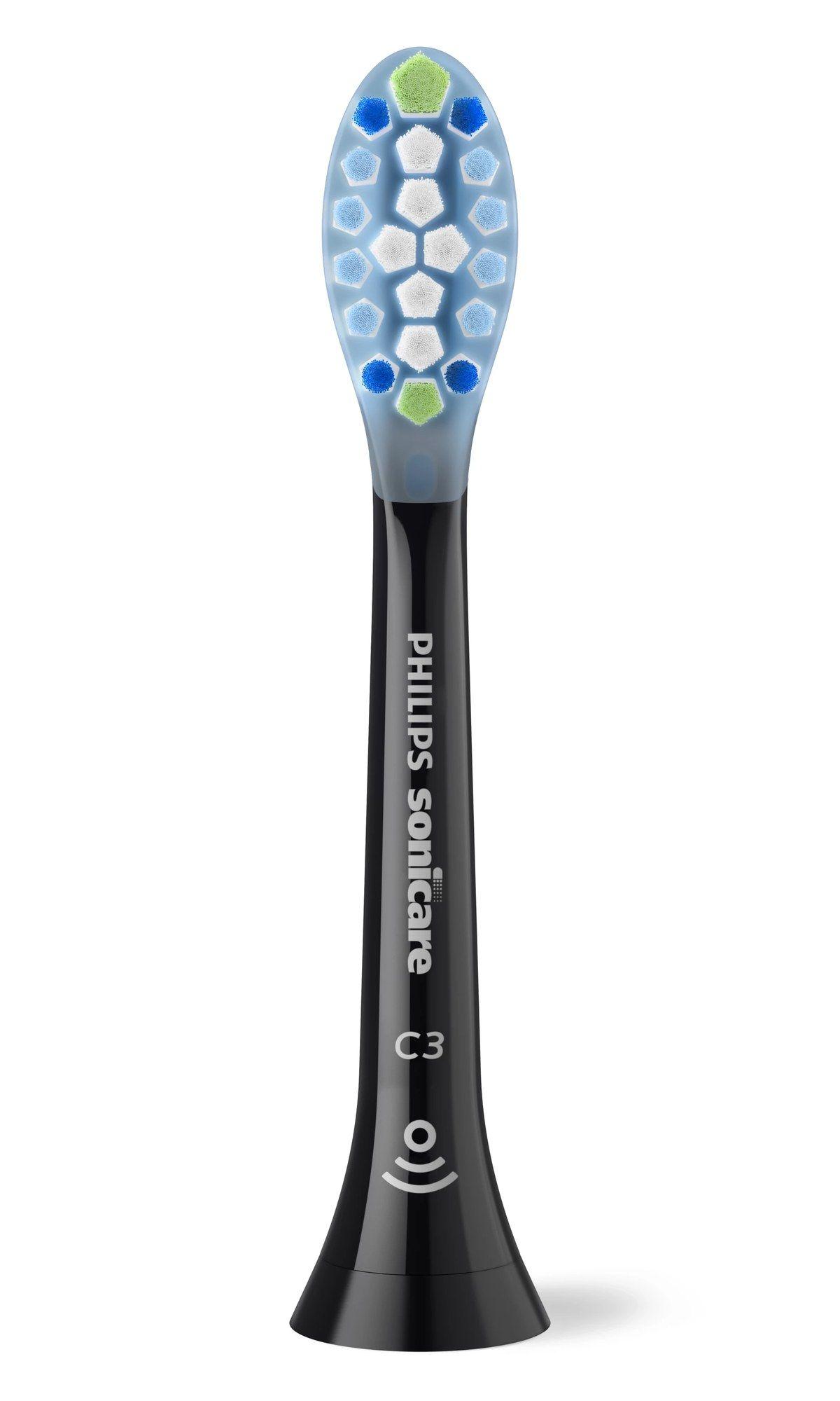 Cabeças de Escovas de Dentes PHILIPS Sonicare C3 Premium Plaque Defence HX9042/88 (Preto) — miniatura 2