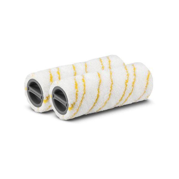 Conjunto de Escovas de Rolo de Microfibra KÄRCHER FC 5 (Altura 60 mm (embalagem) - Branco/Amarelo)