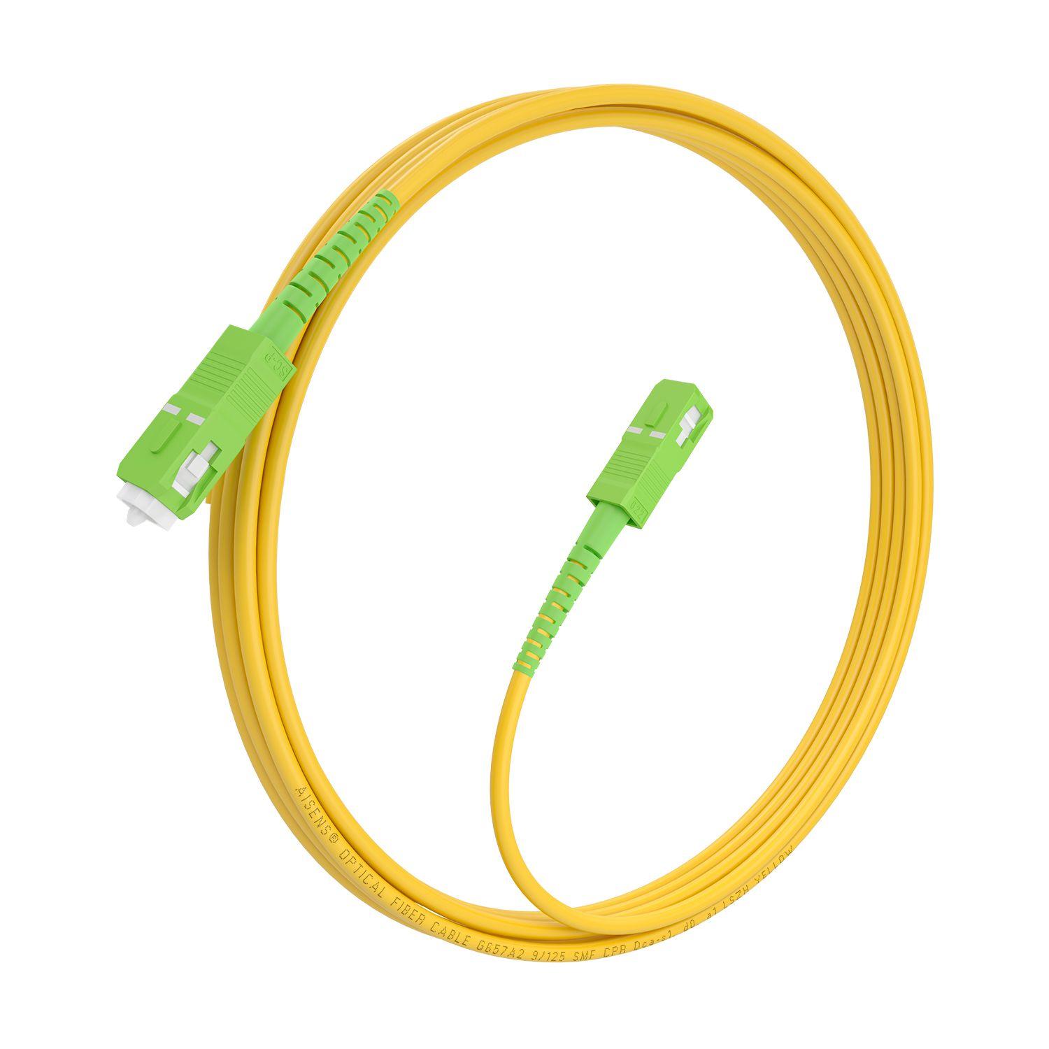 Cabo de Fibra Ótica AISENS A152-0982 (Amarelo), miniatura 2