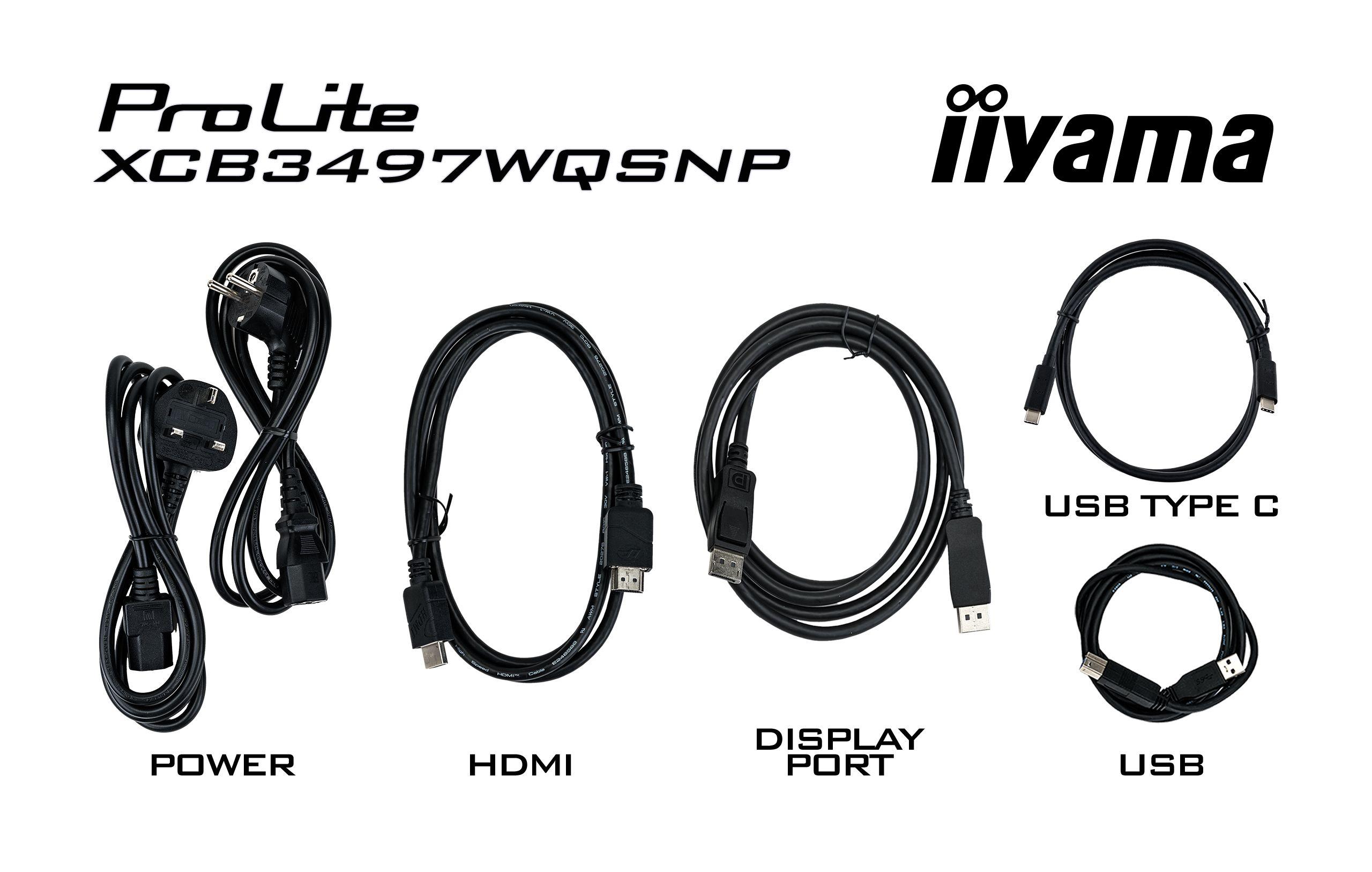Monitor IIYAMA ProLite XCB3497WQSNP-B1 (34" - VA - 120 Hz - Preto) — miniatura 12