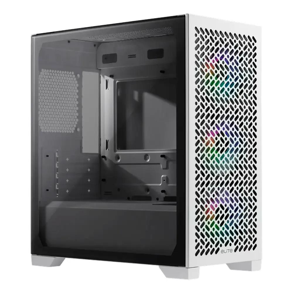 Caixa Micro-ATX COOLER MASTER Elite 302 (Micro ATX, Mini-ITX - Mini Tower - Aço - Branco) — miniatura 2