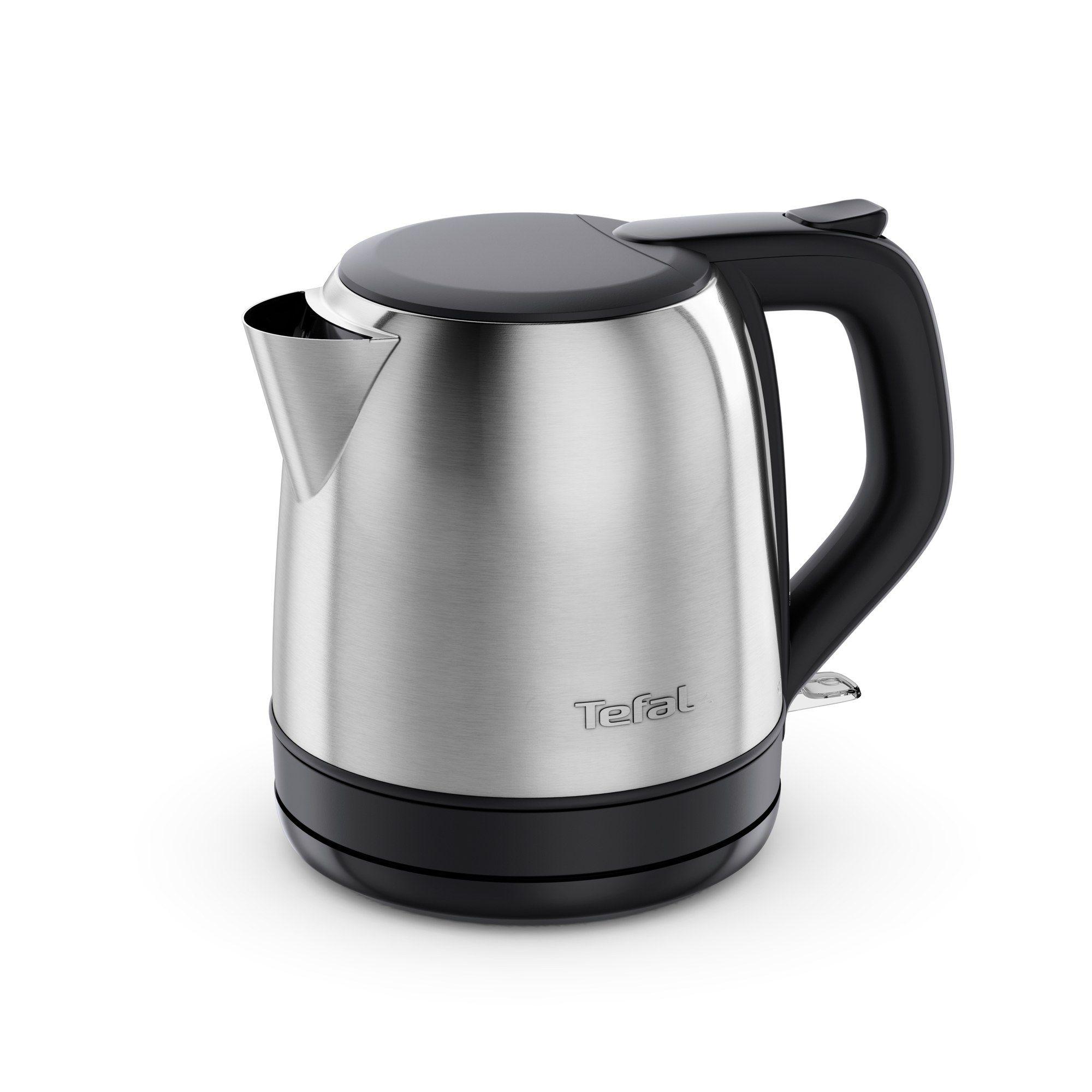 Jarro Elétrico TEFAL Subito Mini KO5S2DE0 (2400 W - 1 l - Aço inoxidável - Preto e Inox)