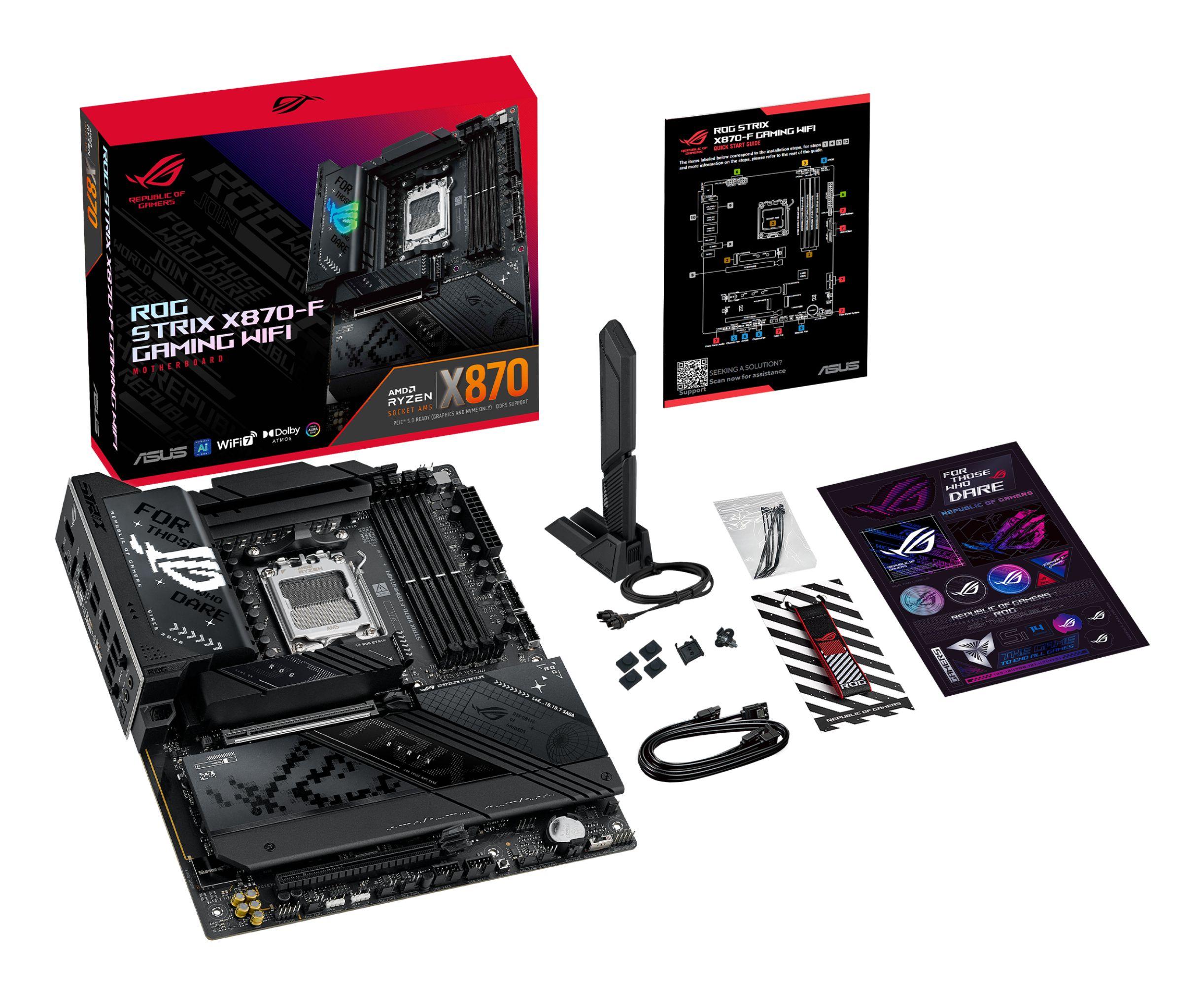 Motherboard ASUS ROG Strix X870-F Gaming WiFi (AM5 - ATX - Duplo canal - Preto), miniatura 13